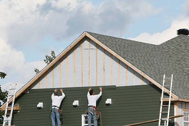 Professional Emergency Siding Repair technician working in Cobalt, CT